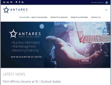 Tablet Screenshot of antaresrating.com